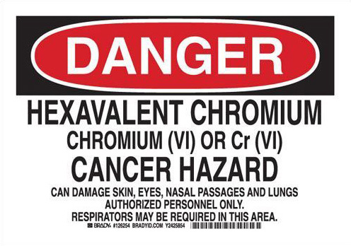Why we don’t use Hexavalent Chromium